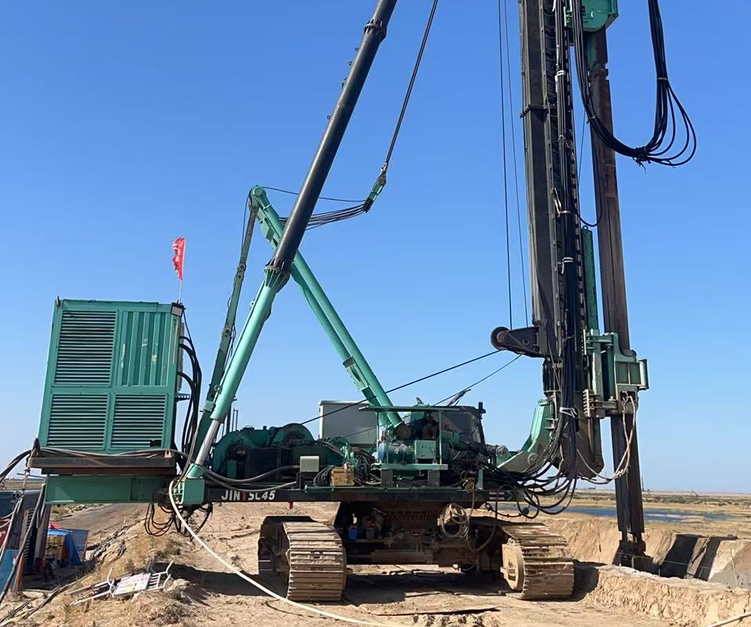 金泰CSM雙輪攪設(shè)備集群作戰(zhàn) 助力廣北水庫工程攻堅